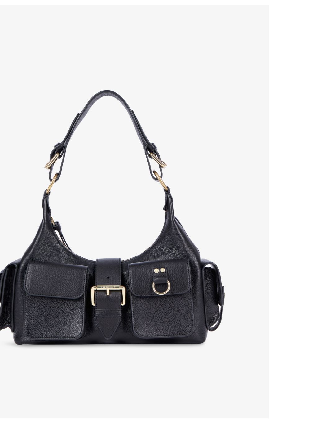 The Kooples Amelia multi-pocket leather shoulder bag, UK version