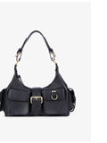 The Kooples Amelia multi-pocket leather shoulder bag, UK version