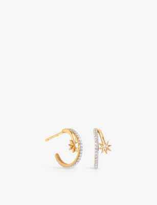 Astrid & Miyu Cosmic Illusion hoop earrings 15mm, imported from the UK