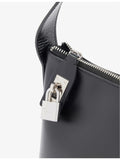 Leather hobo shoulder bag with adjustable strap and dust bag (British brand)