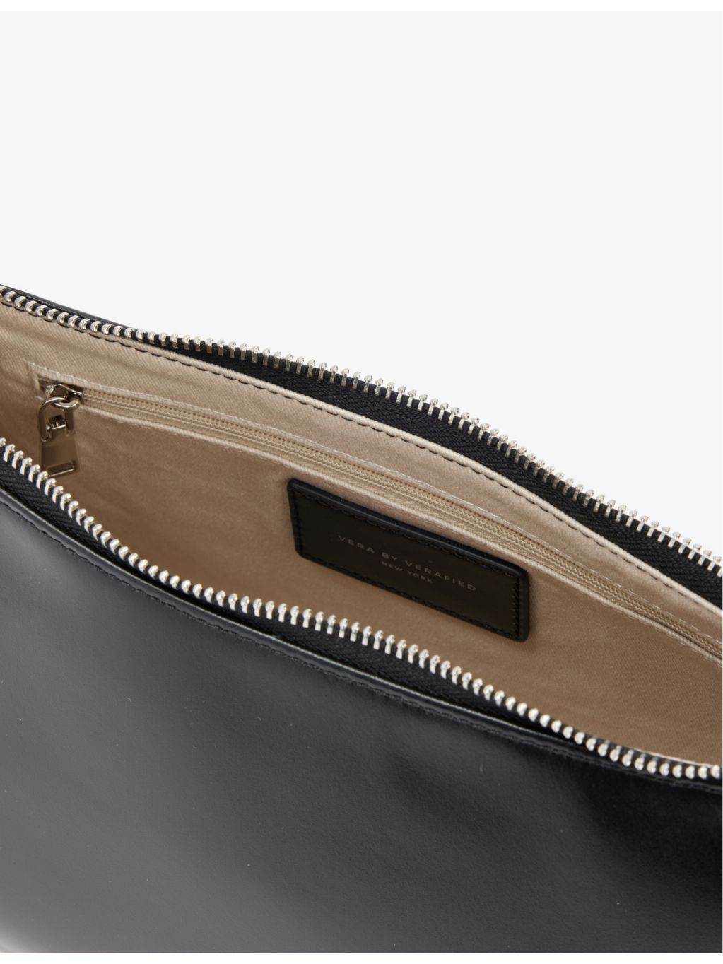 Leather hobo shoulder bag with adjustable strap and dust bag (British brand)