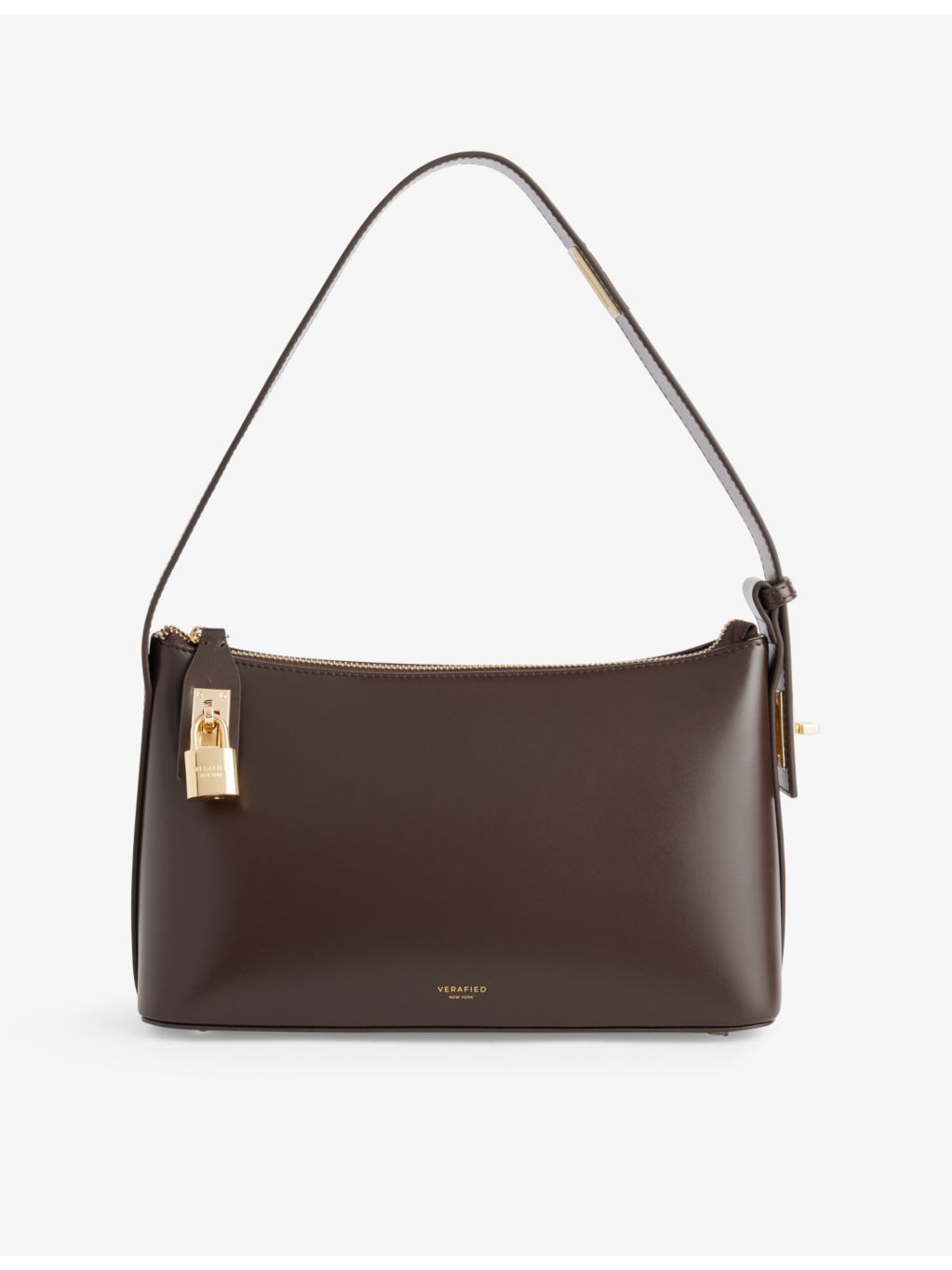 Hobo suede leather shoulder bag with adjustable strap (British brand)