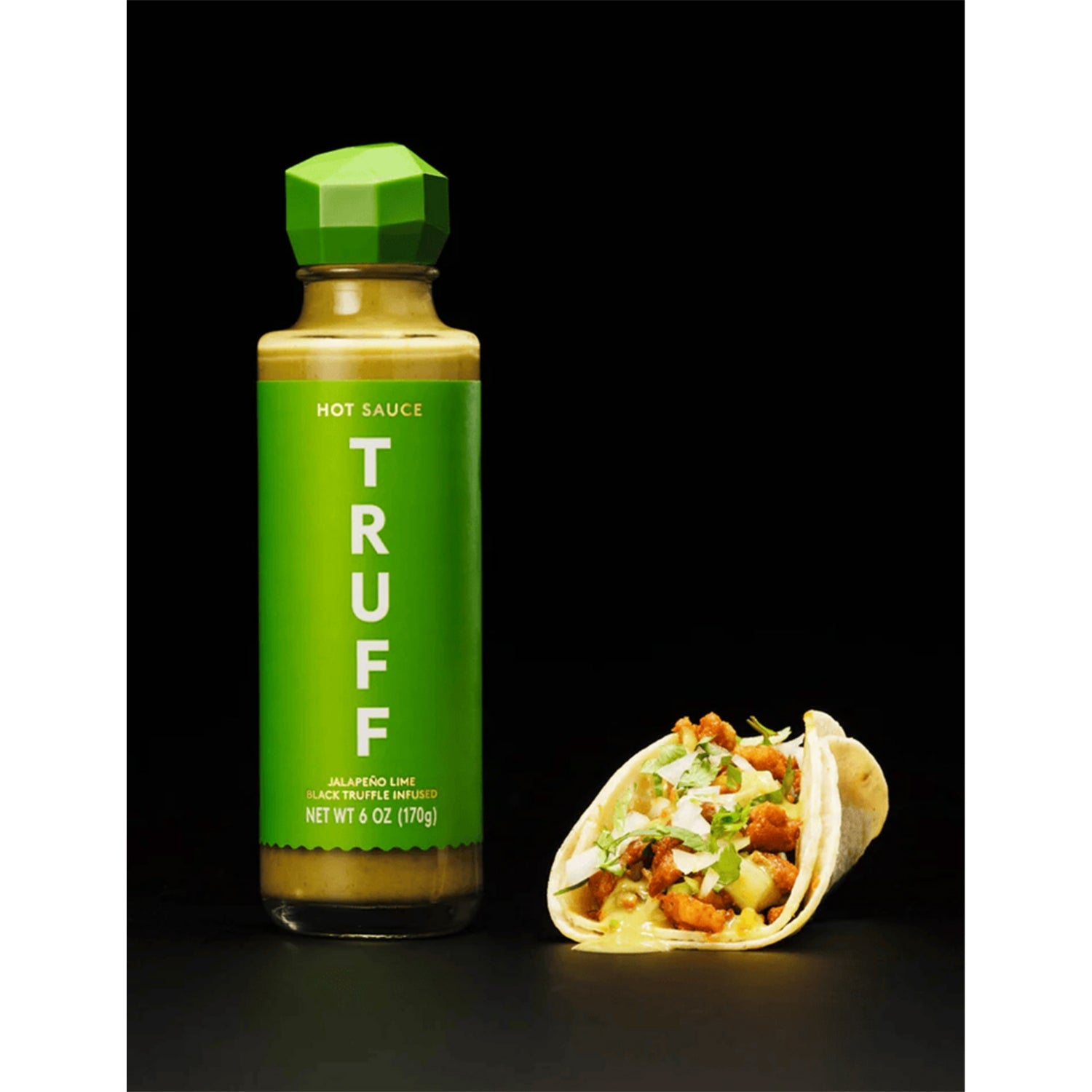 TRUFF Jalapeno Lime hot sauce 170g bottle, UK version