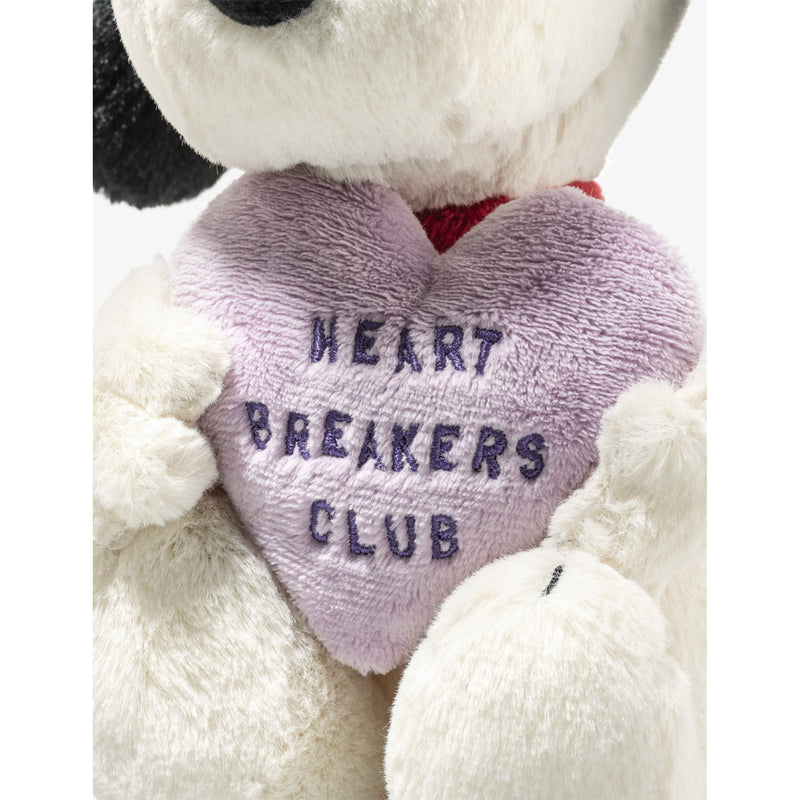 Steiff Snoopy Heartbreakers Club soft toy 22cm, UK version