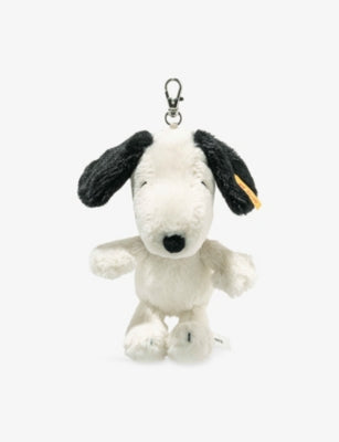 Steiff Snoopy soft toy keyring 15cm (British brand)
