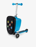 Micro junior LED luggage scooter with 13L storage, imported from the UK