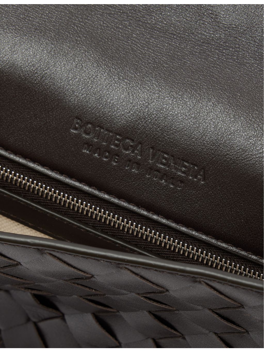 Bottega Veneta flap leather cross-body bag - British product