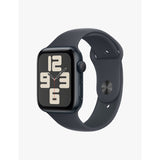Apple Watch SE 44mm midnight aluminium sports band, imported from the UK