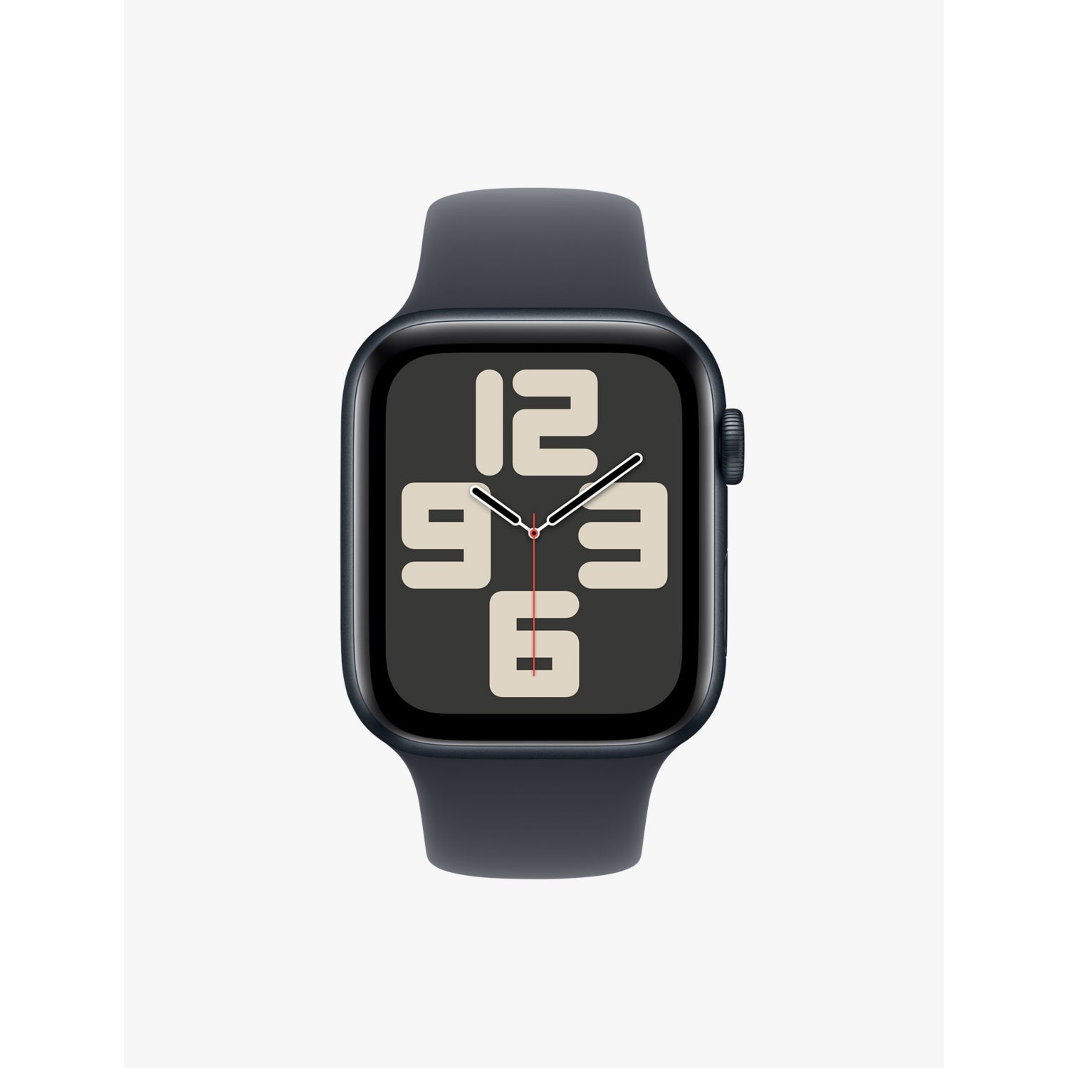 Apple Watch SE 44mm midnight aluminium sports band, imported from the UK