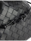 Bottega Veneta leather shoulder bag with intrecciato weave, UK version