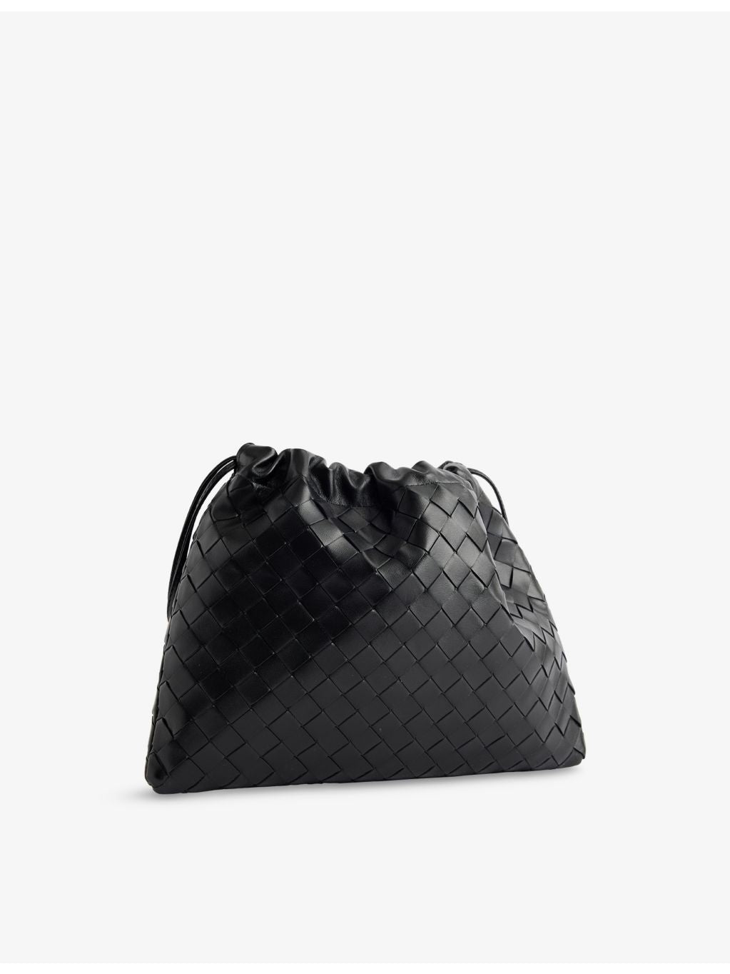 Bottega Veneta leather shoulder bag with intrecciato weave, UK version