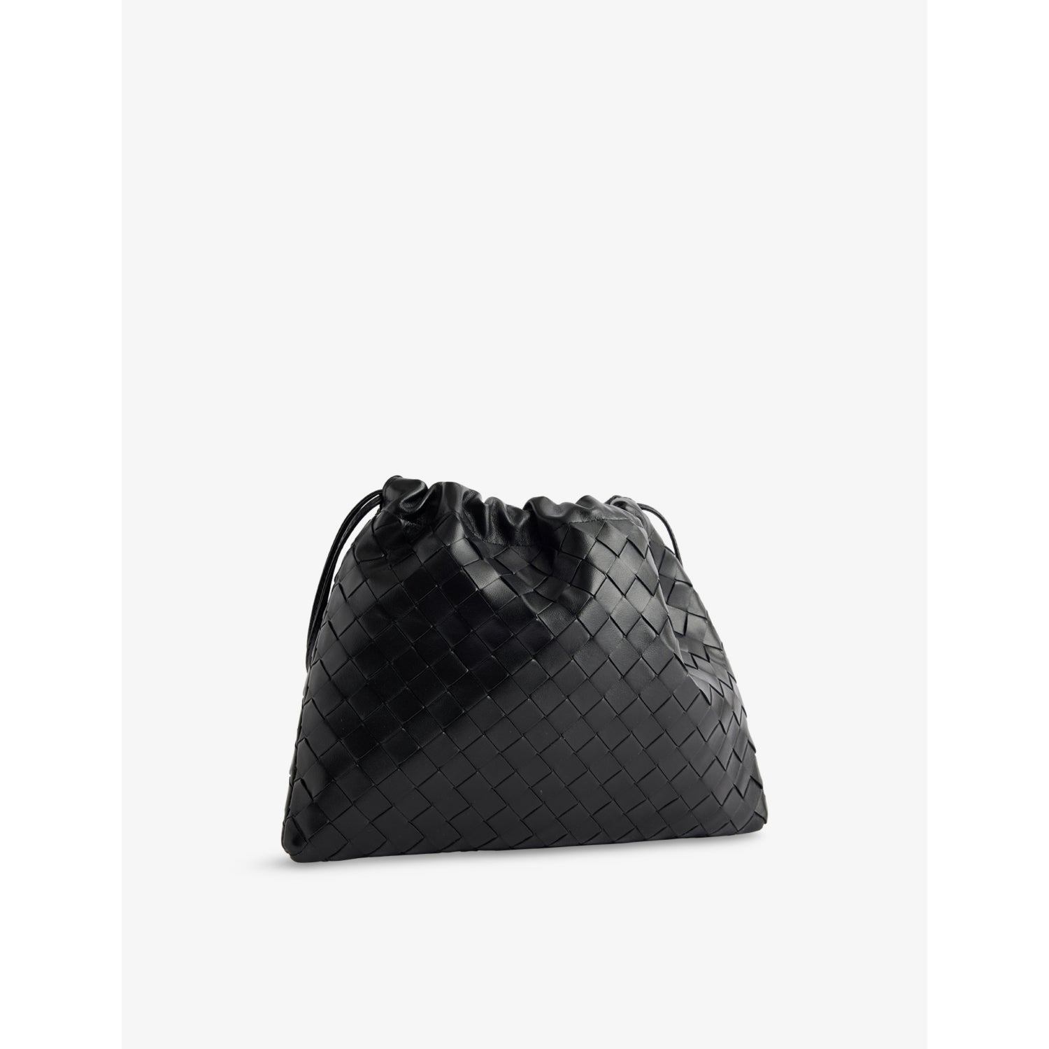 Bottega Veneta leather shoulder bag with intrecciato weave, UK version
