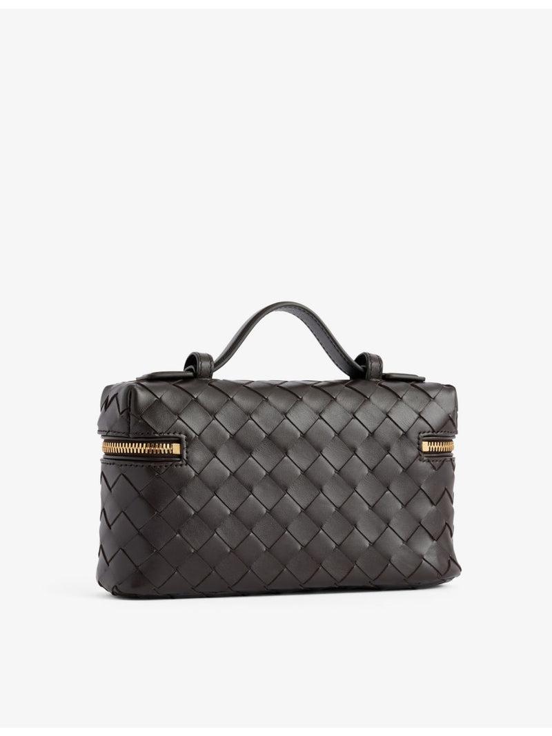 Bottega Veneta vanity leather cross-body bag (British brand)