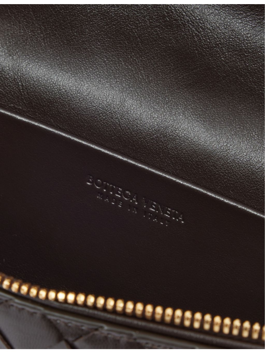 Bottega Veneta vanity leather cross-body bag (British brand)