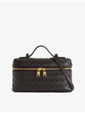 Bottega Veneta vanity leather cross-body bag (British brand)