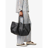 Bottega Veneta reversible leather shoulder bag (British brand)