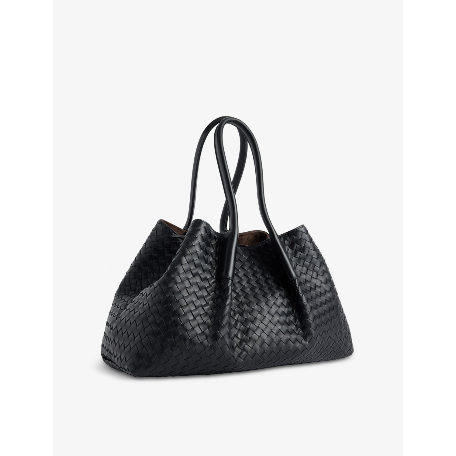 Bottega Veneta reversible leather shoulder bag (British brand)