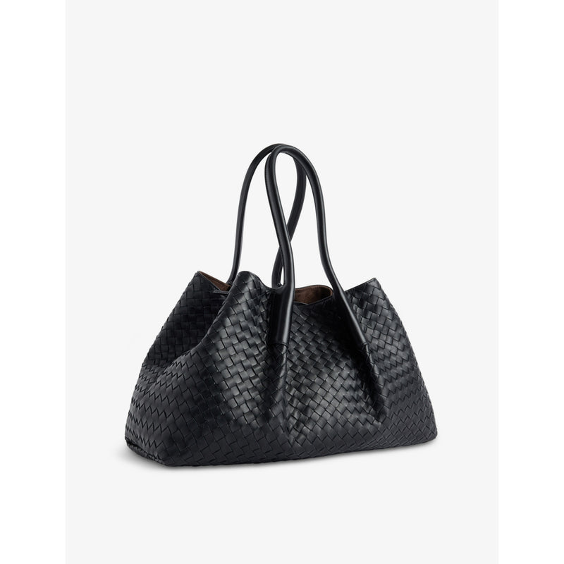 Bottega Veneta reversible leather shoulder bag (British brand)