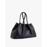 Bottega Veneta reversible leather shoulder bag (British brand)