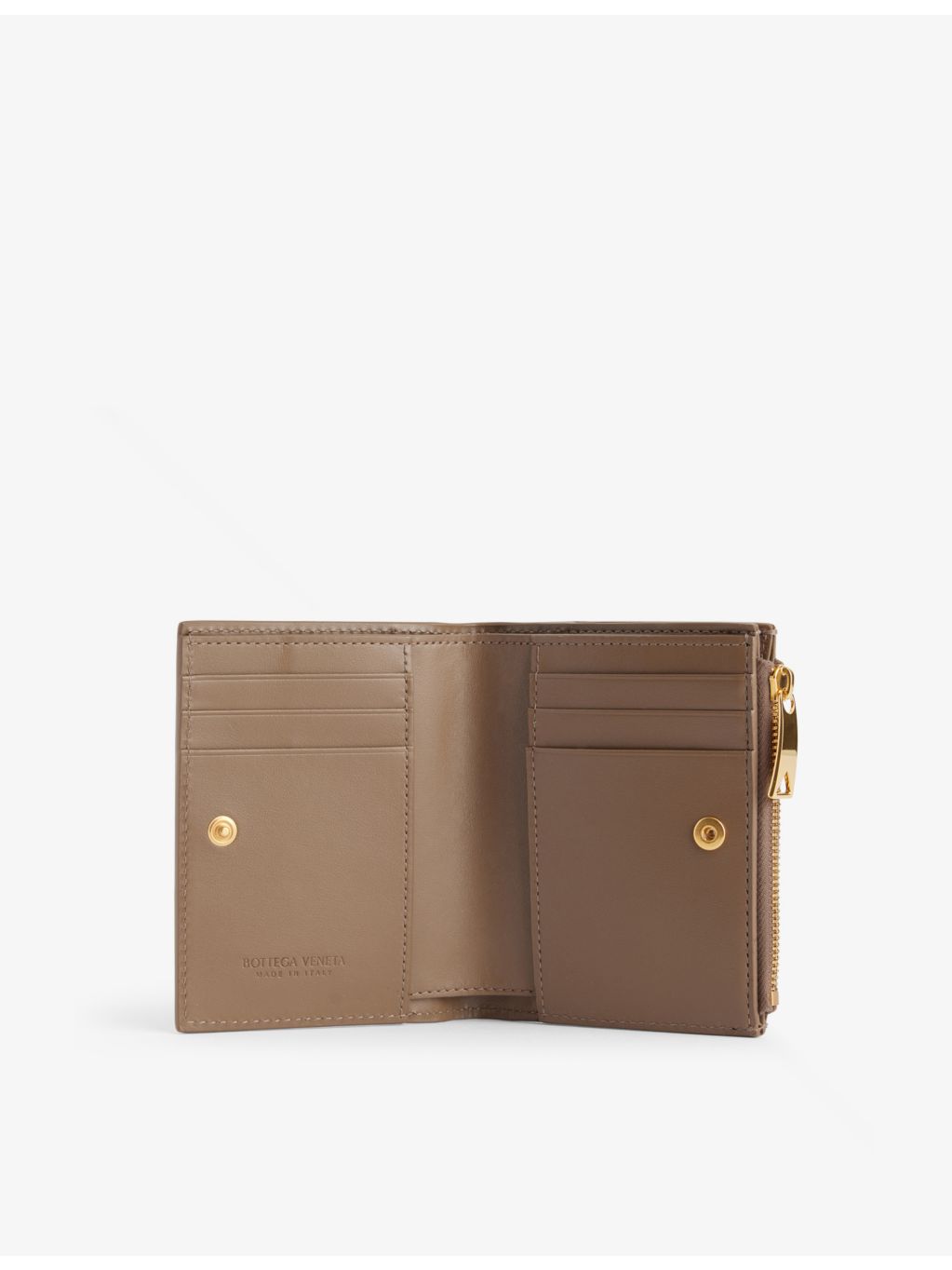 Bottega Veneta Intrecciato small bifold leather wallet, UK version