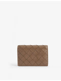 Bottega Veneta lamb leather card holder, imported from the UK