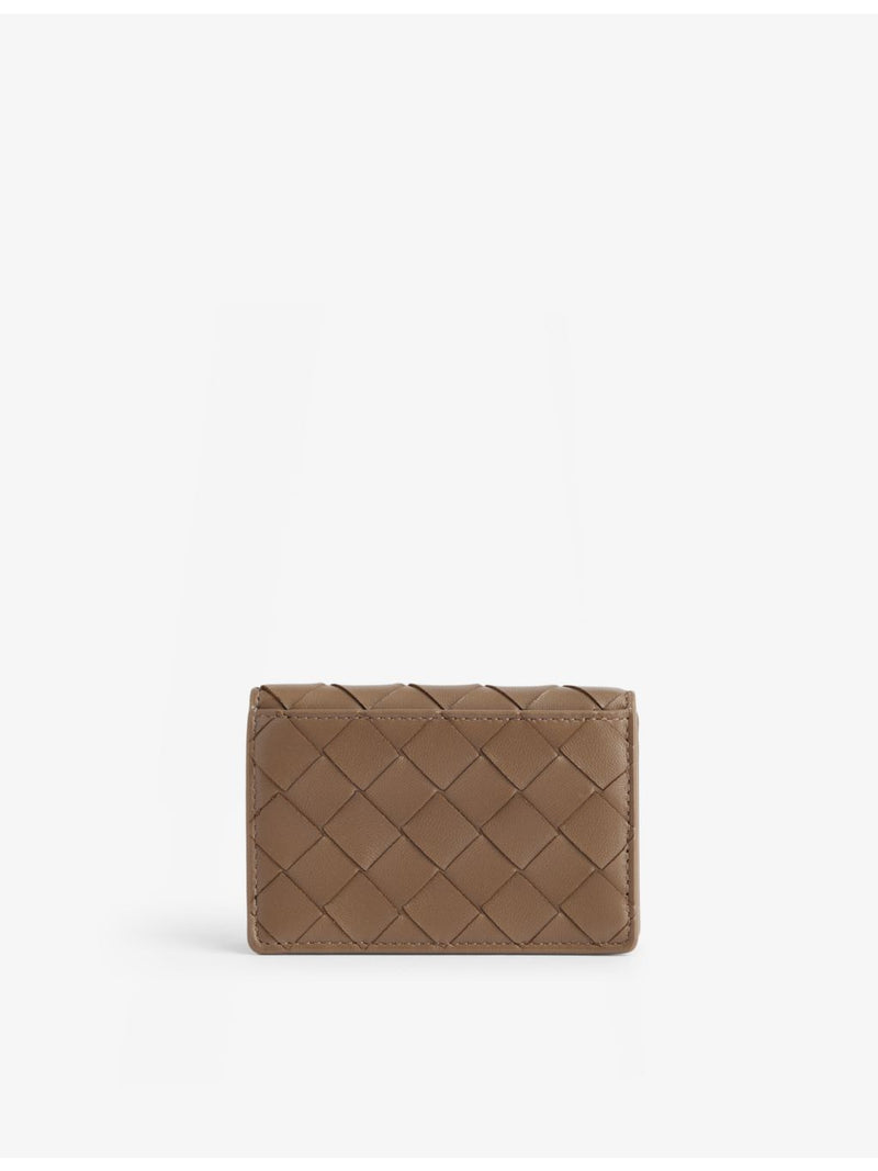 Bottega Veneta lamb leather card holder, imported from the UK