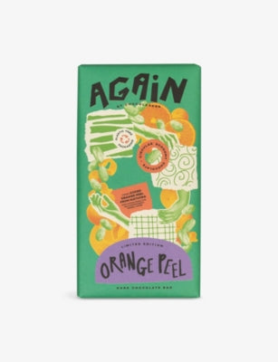 Again orange peel dark chocolate bar 70g - British product