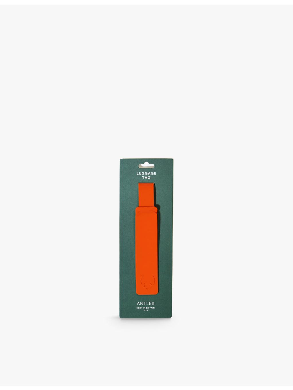 Antler classic logo-embossed rubber luggage tag, imported from the UK