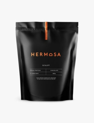 Hermosa chocolate vegan protein powder 480g, imported from the UK