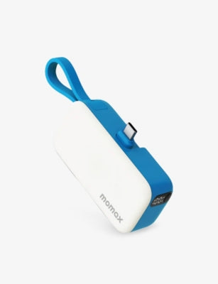 Momax techBAR 1-Power Mini USB-C Portable Battery Pack with Built-in Cable 5000mAh