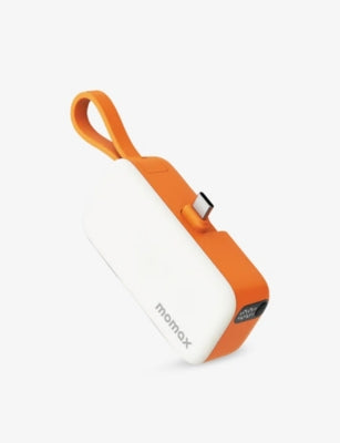Momax 5000mAh power bank with USB-C cable (British brand)