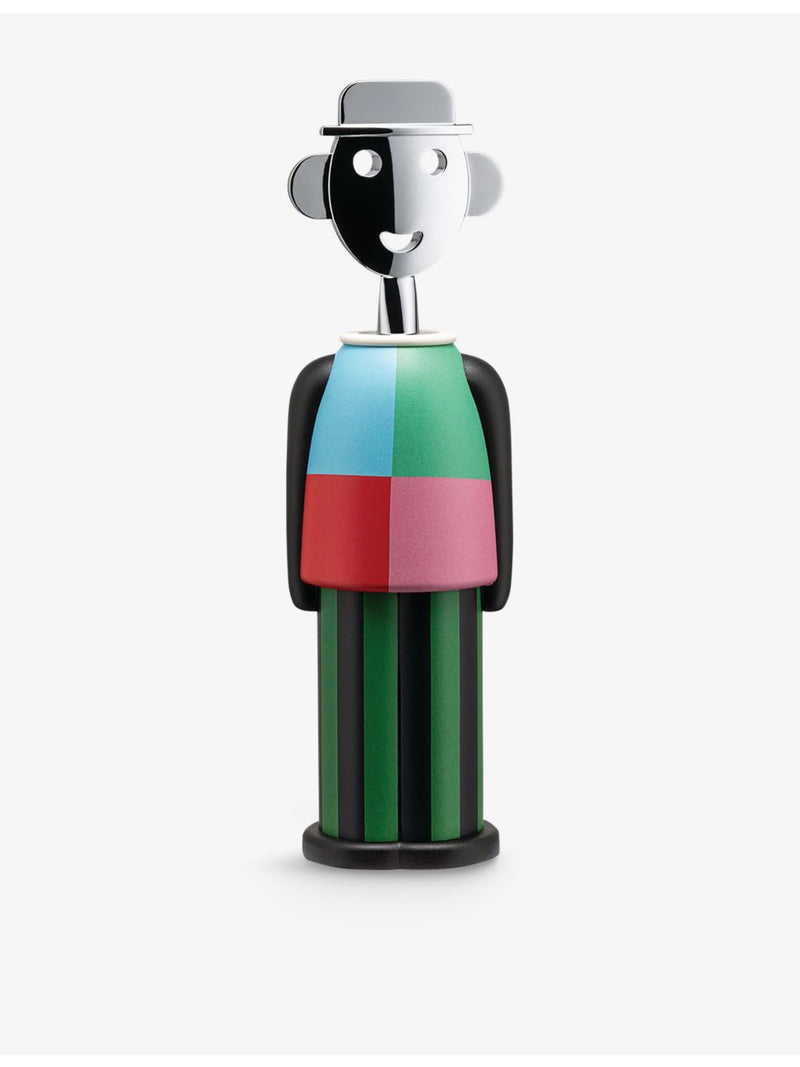 Alessi resin corkscrew with assorted panels 21cm, imported from the UK