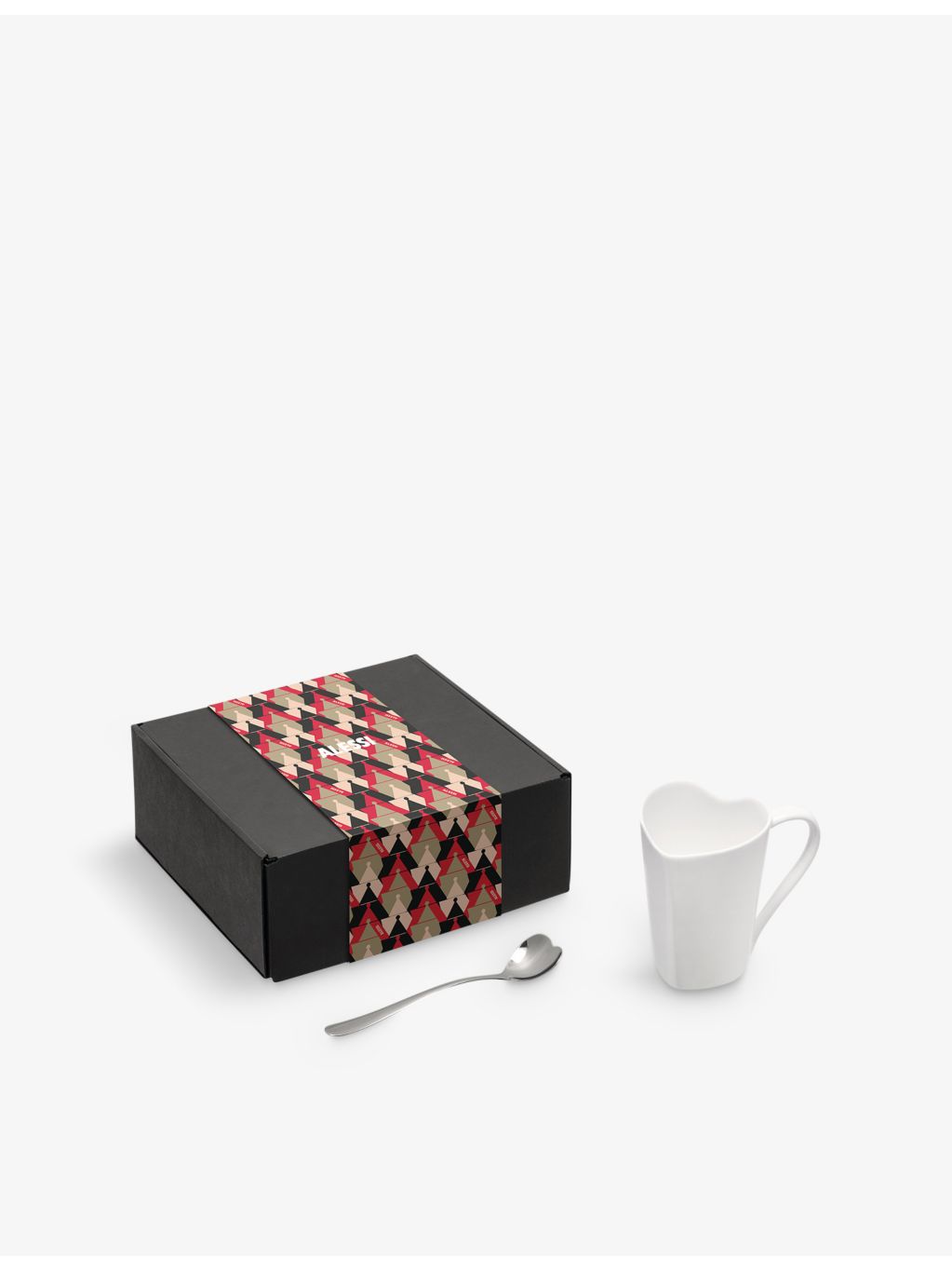 Alessi heart-shaped tea gift set, UK version