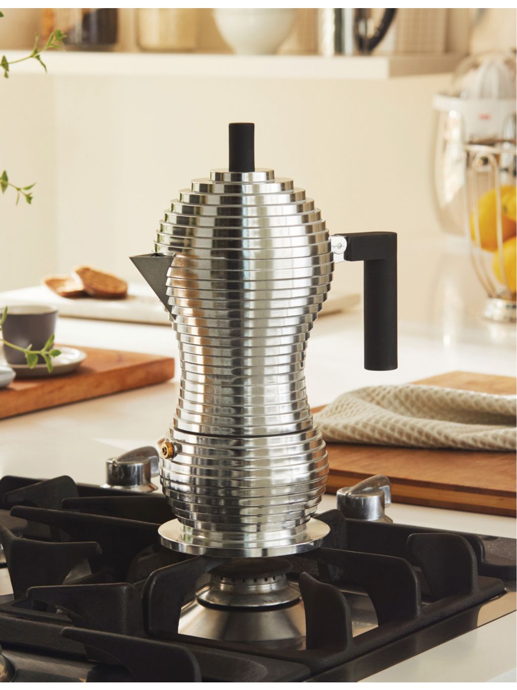 Alessi Pulcina espresso maker 6-cup 15cl - British product