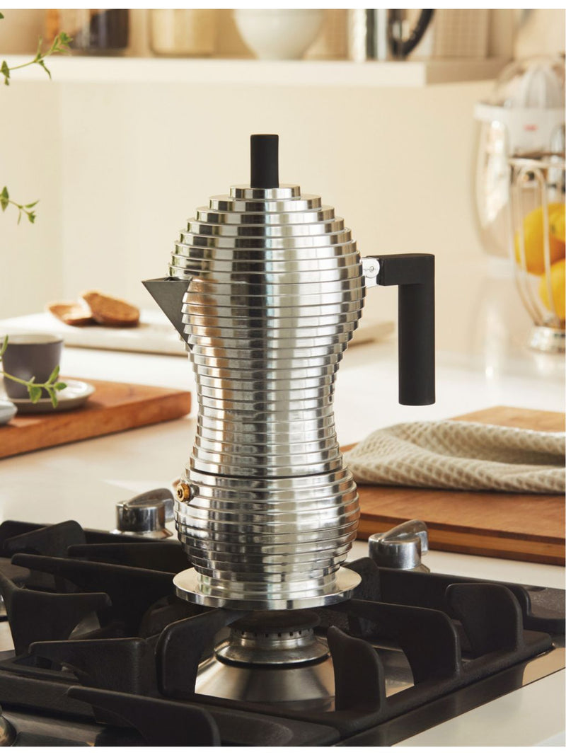 Alessi Pulcina espresso maker 6-cup 15cl - British product