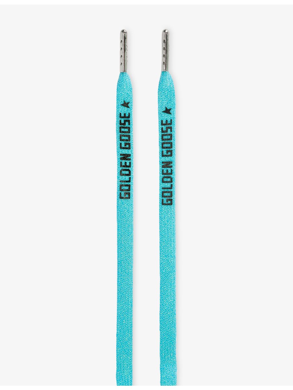 Golden Goose woven laces with branded print, UK version
