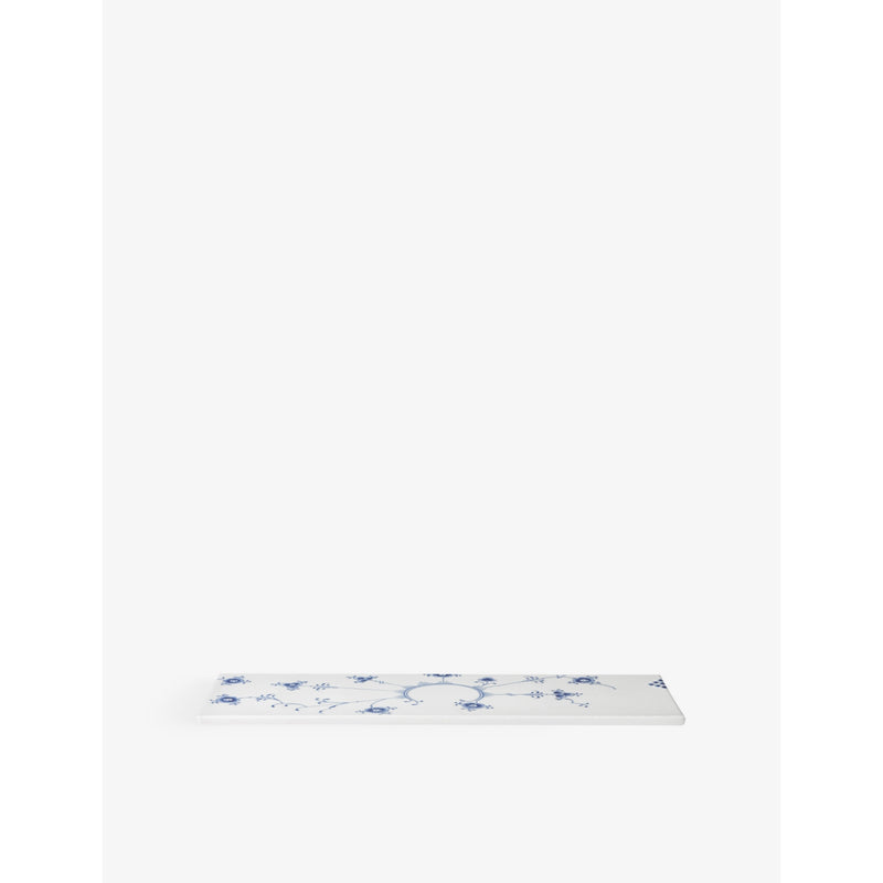 Royal Copenhagen Blue Elements porcelain serving board 36cm, imported from the UK