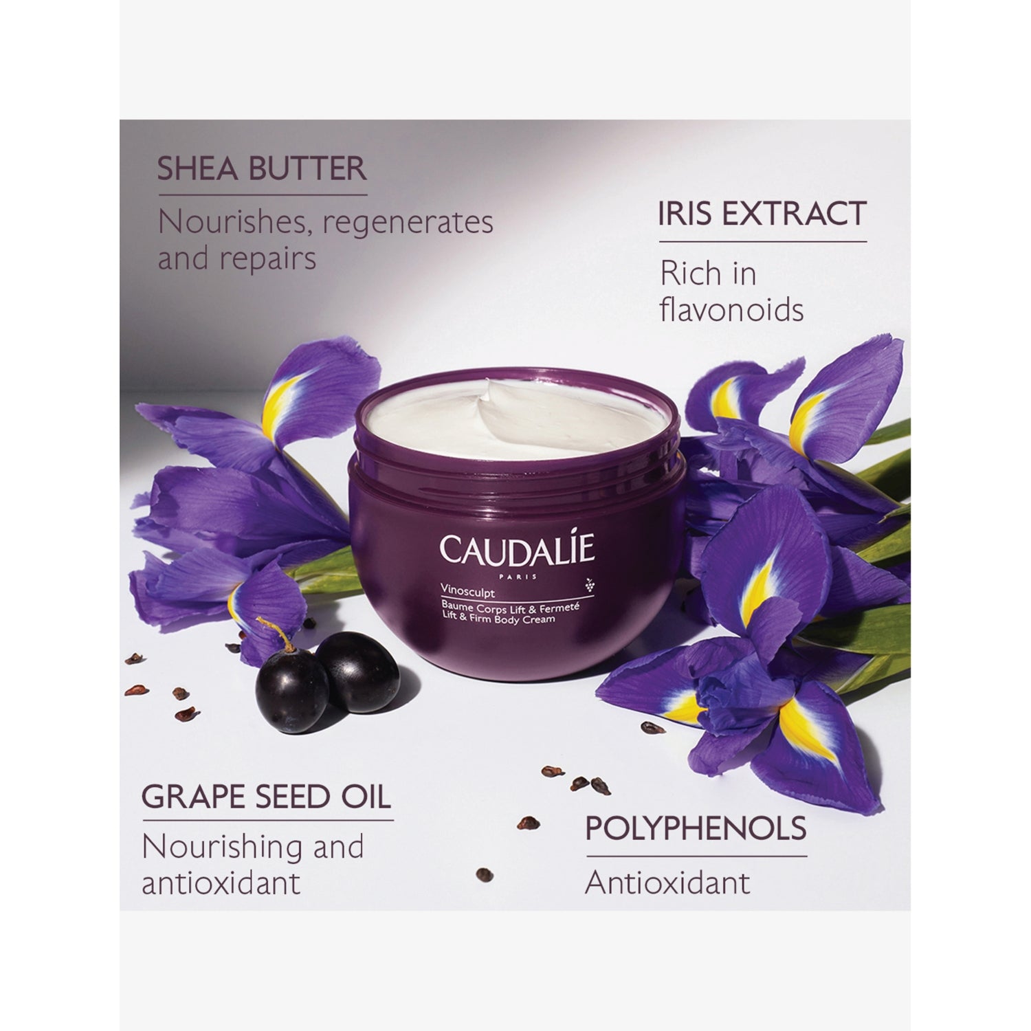 Caudalie Vinosculpt Lift and Firm body cream 250ml, UK version