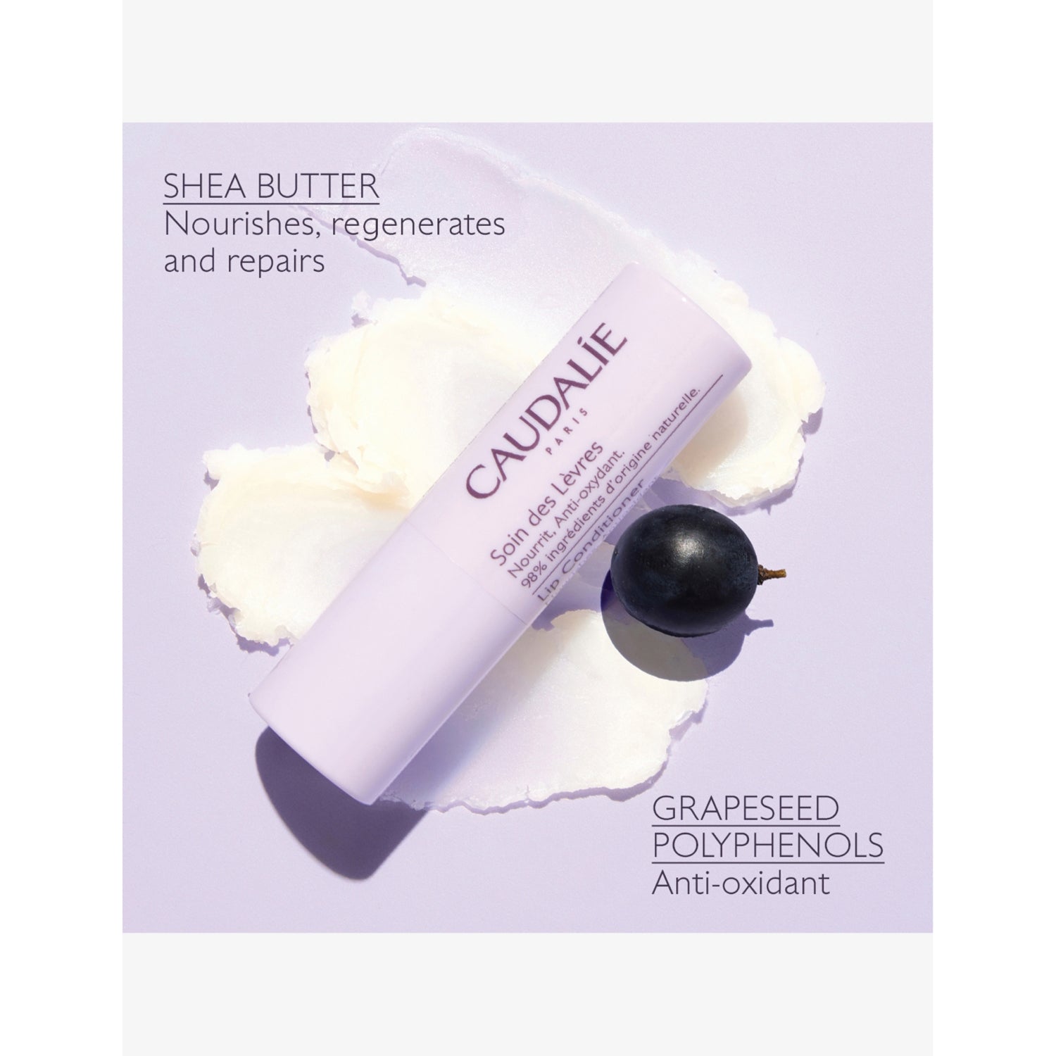 Caudalie lip conditioner 4.5ml for all skin types, UK version