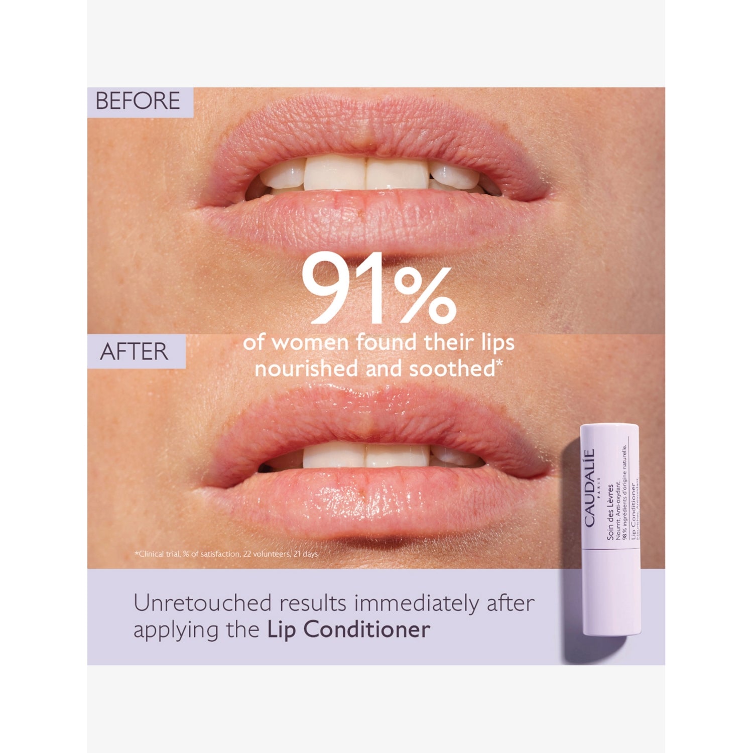 Caudalie lip conditioner 4.5ml for all skin types, UK version