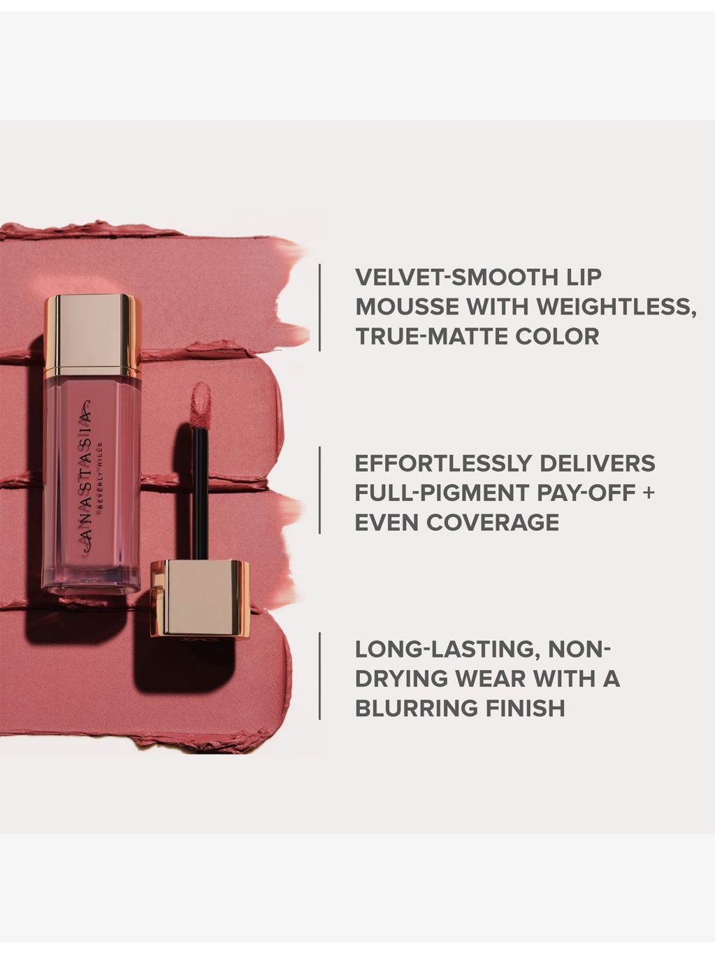 Anastasia Beverly Hills Lip Velvet liquid lipstick 3.5g, imported from the UK