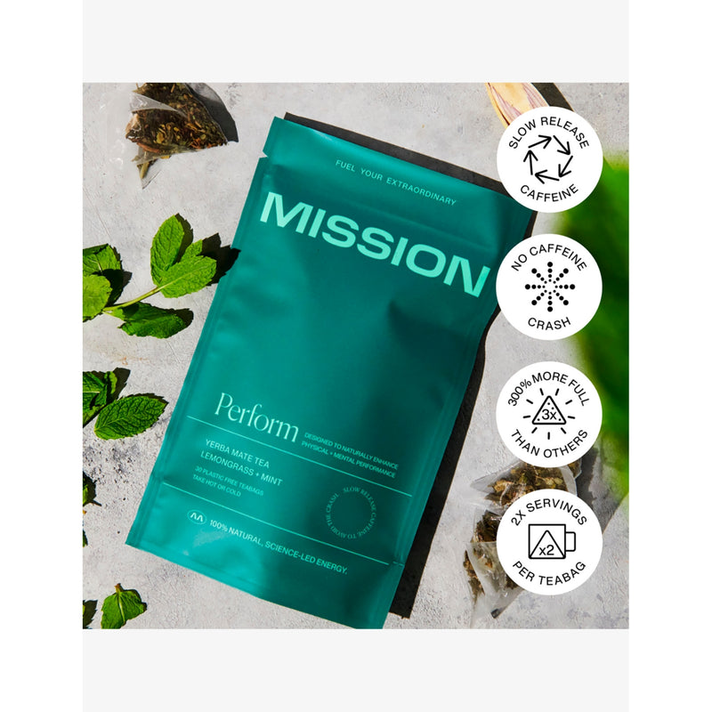 Mission Perform green tea bags 70.9g - British product