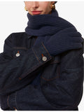 Whistles ribbed wool scarf (British brand)