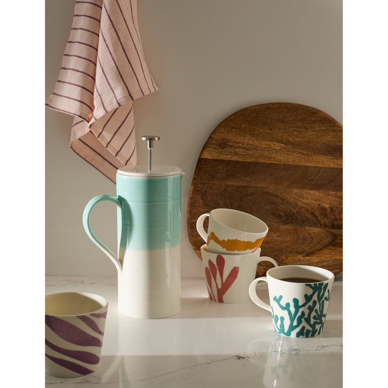 Royal Doulton 1815 Bright porcelain French press 1.5L, imported from the UK