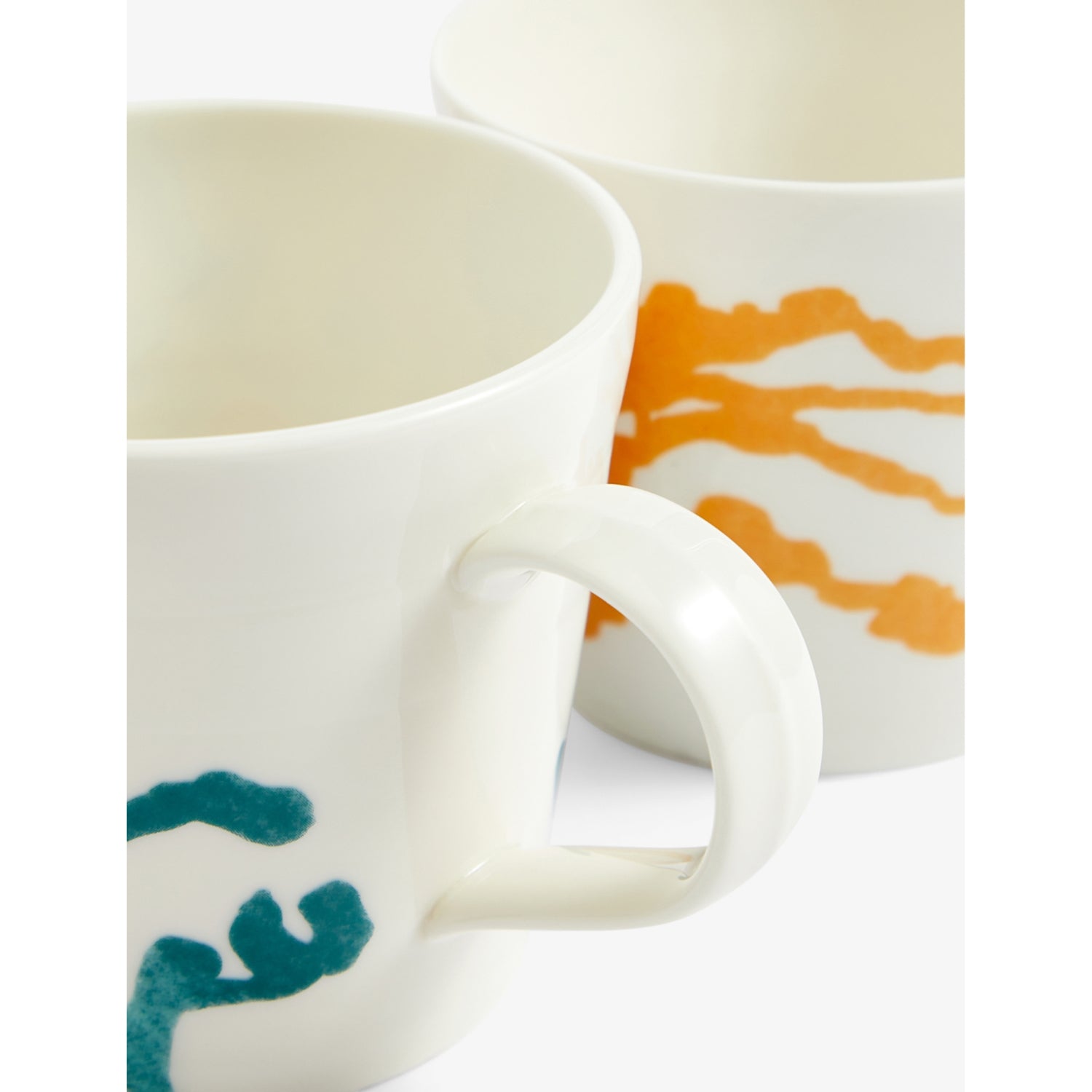 Royal Doulton mugs set colour-block pattern set of four - British product