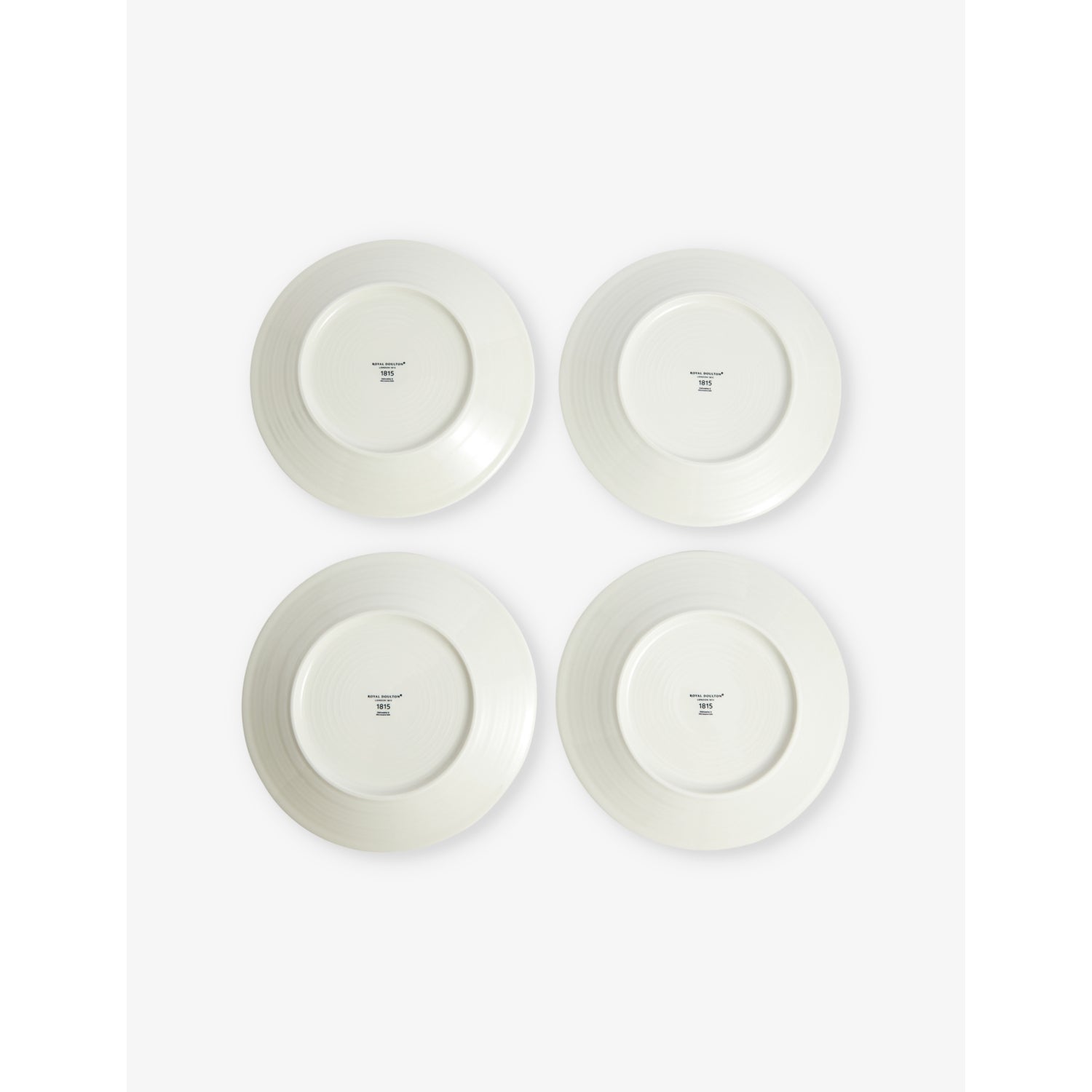 Royal Doulton porcelain plates set of four 24cm, UK version