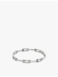 Monica Vinader sterling silver lab-grown diamond bangle 0.27ct (British brand)