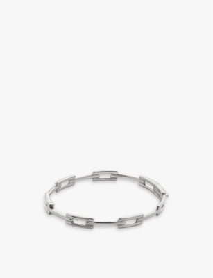 Monica Vinader Signature Link Sterling Silver Bangle
