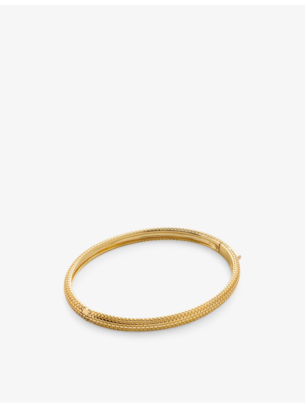 Monica Vinader Heirloom bangle 18ct gold vermeil large (British brand)