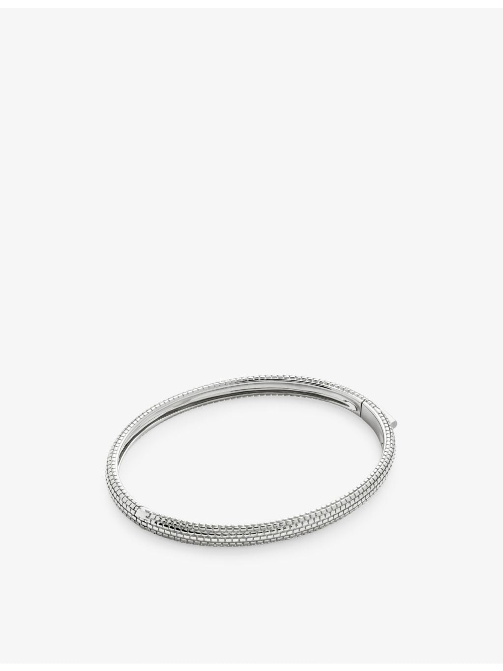 Monica Vinader sterling-silver bangle in size Large, imported from the UK